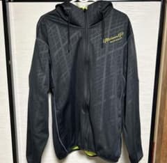 Mizuno Pro フルジップジャケット ブラック/ライムのサムネイル