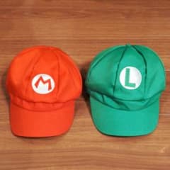 マリオ　ルイージ　帽子　子供用のサムネイル