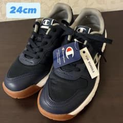 Champion ネイビー スニーカー 24cm 新品・未使用のサムネイル