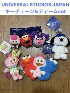 ユニバ ぬいぐるみキーホルダーset