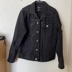あずき様専用【Forever21】ブラックデニムジャケットのサムネイル