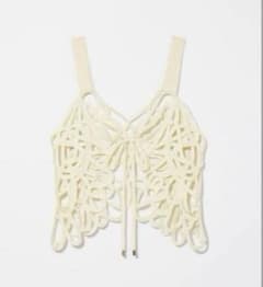 完売品　eaphi EMBROIDERY CORD VEST アイボリー eaphi EMBROIDERY CORD VEST アイボリー 未使用 - メルカリ