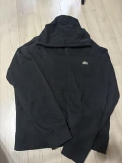 LACOSTE ラコステ フルジップパーカー ブラック 黒 ワニロゴ