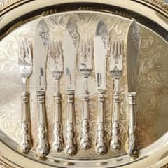 John Gough】 キングスパターンのナイフ/フォーク 8本 豪奢！！ - メルカリ