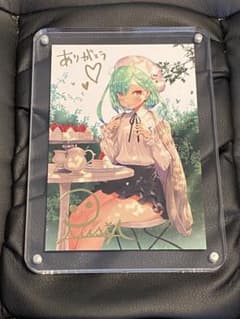 ホロライブ　潤羽るしあ　誕生日記念2021　直筆サイン入りポストカードのサムネイル