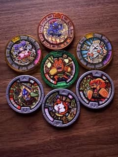 妖怪ウォッチ 妖怪メダル 7枚セット