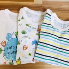 肌着 ♡ ノースリーブ ロンパース  3枚セット /  70cmのサムネイル