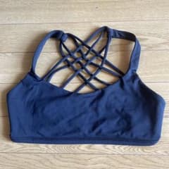 lululemon ヨガブラ クロスバック ブラック サイズ6 - メルカリ