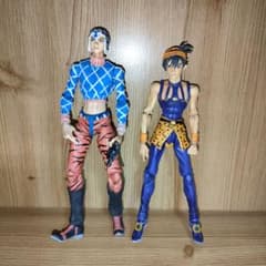 ジョジョの奇妙な冒険 超像可動 ミスタ＆ナランチャ 2点セット 訳あり