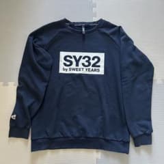 SY32 by SWEET YEARS ネイビー スウェット Lのサムネイル