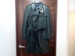 BURBERRY　メンズ レザートレンチコート(日本限定販売品)バックルシルバー BURBERRY メンズ レザートレンチコート(日本限定販売品)バックル