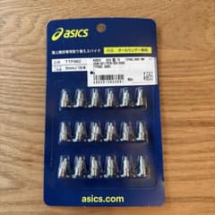 未使用 ASICS 陸上競技用 9mm 18本 オールウェザー　TTP982のサムネイル