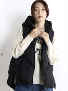 ゆLUGIVA　ソフトツイルダウンベスト　ブラック ゆ様専用LUGIVA ソフトツイルダウンベスト ブラック - メルカリ