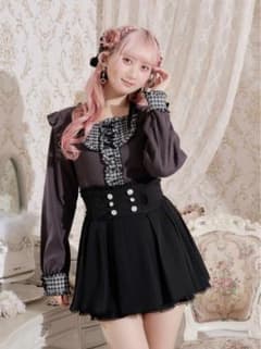 NOÉMIE フリルチェック長袖トップスのサムネイル
