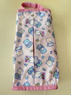 新品•未使用 サンリオ チアリーチャム ティッシュケース ピンク 総柄のサムネイル