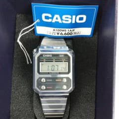 カシオ A-100 シルバーのサムネイル