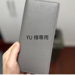 YU様専用　小銭入れ無し長財布　グレー　小銭入れ付き二つ折り財布　ブラックのサムネイル