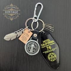 S ヴィンテージ アメカジ ウォレットチェーン カラビナ キーリング1107