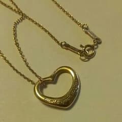 K18♡TIFFANY♡オープンハートネックレスのサムネイル