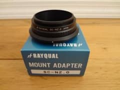 【美品】ＲＡＹＱＵＡＬ　ニコンＳ・コンタックスＣ→ニコンＺマウントのサムネイル
