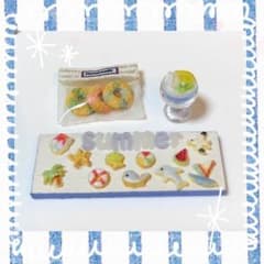 残1♡夏のアイシングクッキー♡ドーナツ♡ゼリーセットのサムネイル