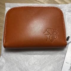 SNスヌーピー栃木レザー75周年コインケース未使用品 SN0173オレンジ 