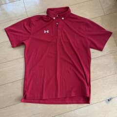 Under Armour ゴルフシャツ レッド メンズのサムネイル