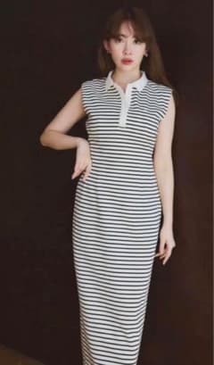 Herlipto French Sleeve Polo Long Dressのサムネイル