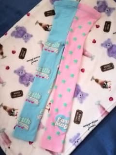 アースマジック EARTHMAGIC レギンス 8分丈 120cm ピンクのサムネイル