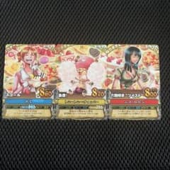 ONE PIECE ワンピーベリーマッチ ナミ、ロビン、チョッパークルー