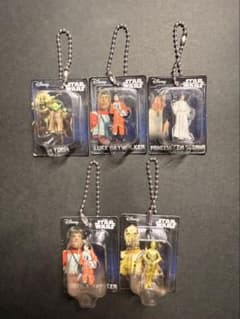 STAR WARS ミニフィギュア キーホルダー 5種セットのサムネイル