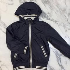 H&M キッズ フード付きジャケット ネイビー 120のサムネイル