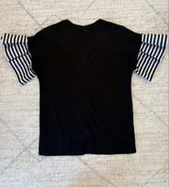 Borders at balcony ボーダーフリル袖 カットソー サイズ36 - メルカリ
