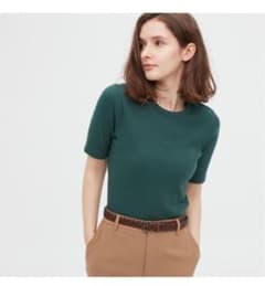 リブクルーネックT UNIQLOのサムネイル