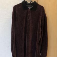 ベロア ポロシャツ ロングのサムネイル