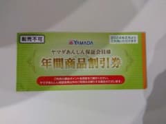 ヤマダ電機 年間商品割引券 3000円分のサムネイル