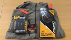 Mサイズ　BURTLE AIRCRAFT 空調服 ファン バッテリー セット52のサムネイル