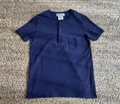 REMI RELIEF／レミレリーフ ヘンリーネック半袖Tシャツ Lサイズのサムネイル