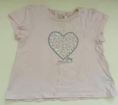 petit main ピンク Tシャツ 80のサムネイル