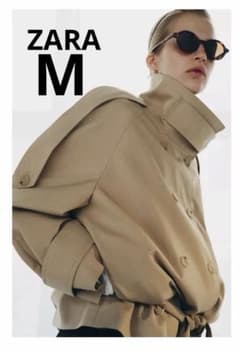 WOMAN COLLECTION ショート丈ハイネックトレンチコート M - メルカリ
