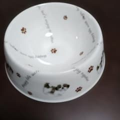 シーズー　日本製　犬用陶器フードボールのサムネイル