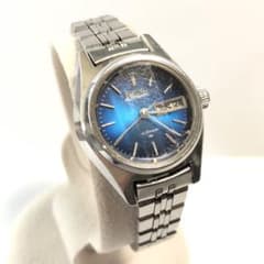SEIKO 오토매틱 자동 감기 여성 시계 2206-0500