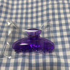 新品未開封 クリア カラー ヘアクリップ パープル - メルカリ