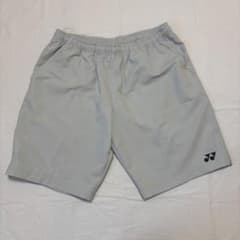 YONEX ハーフパンツ ゲームパンツ グレー Oサイズ