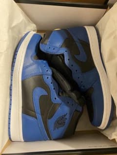 NIKE ナイキ エアジョーダン1 レトロ　HIGH OG ダークマリーナブルーのサムネイル