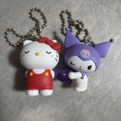 ハローキティ クロミ マスコット キーホルダー 2個セットのサムネイル