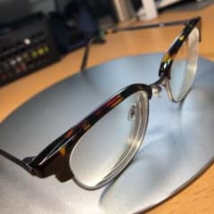 Zoff 　ZA171045G_69A1ブロー型メガネ鼈甲柄　美品　値下げ❣️のサムネイル