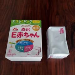 【未開封】森永E赤ちゃん 粉ミルク エコらくパック 3袋のサムネイル