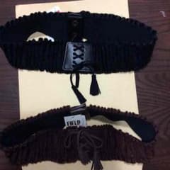 ベルト あかのれん 黒 茶 セットのサムネイル