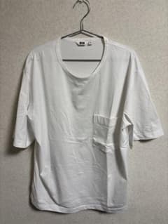 UNIQLO U エアリズムコットンリラックスフィットTシャツ(5分袖)のサムネイル